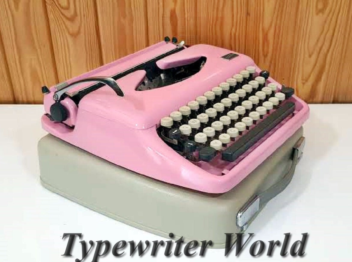 Adler Tippa Pink Typewriter | Typewriter like new | typewriter working