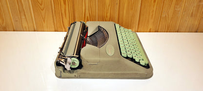 Hermes Baby Typewriter | Typewriter Working | Cool Green Color | Green Keys | Premium Gift