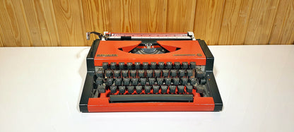 Moon Typewriter Lambo DARK PINK / QWERTY Keyboard Typewriter / Typewriter World Brand / Special for Valentine's Day,typewriter working