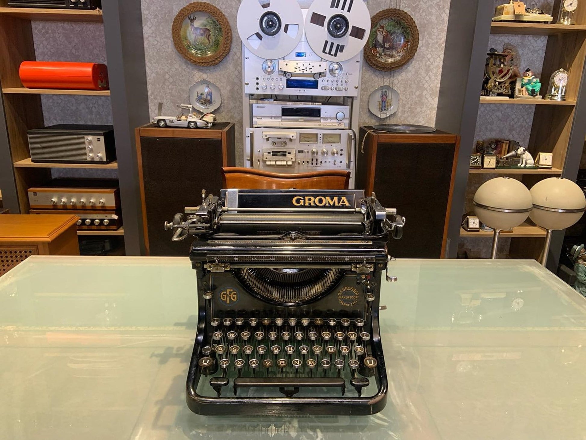 Special !! Groma Typewriter 1935 | Old Typewriter | Vintage Typewriter,typewriter working