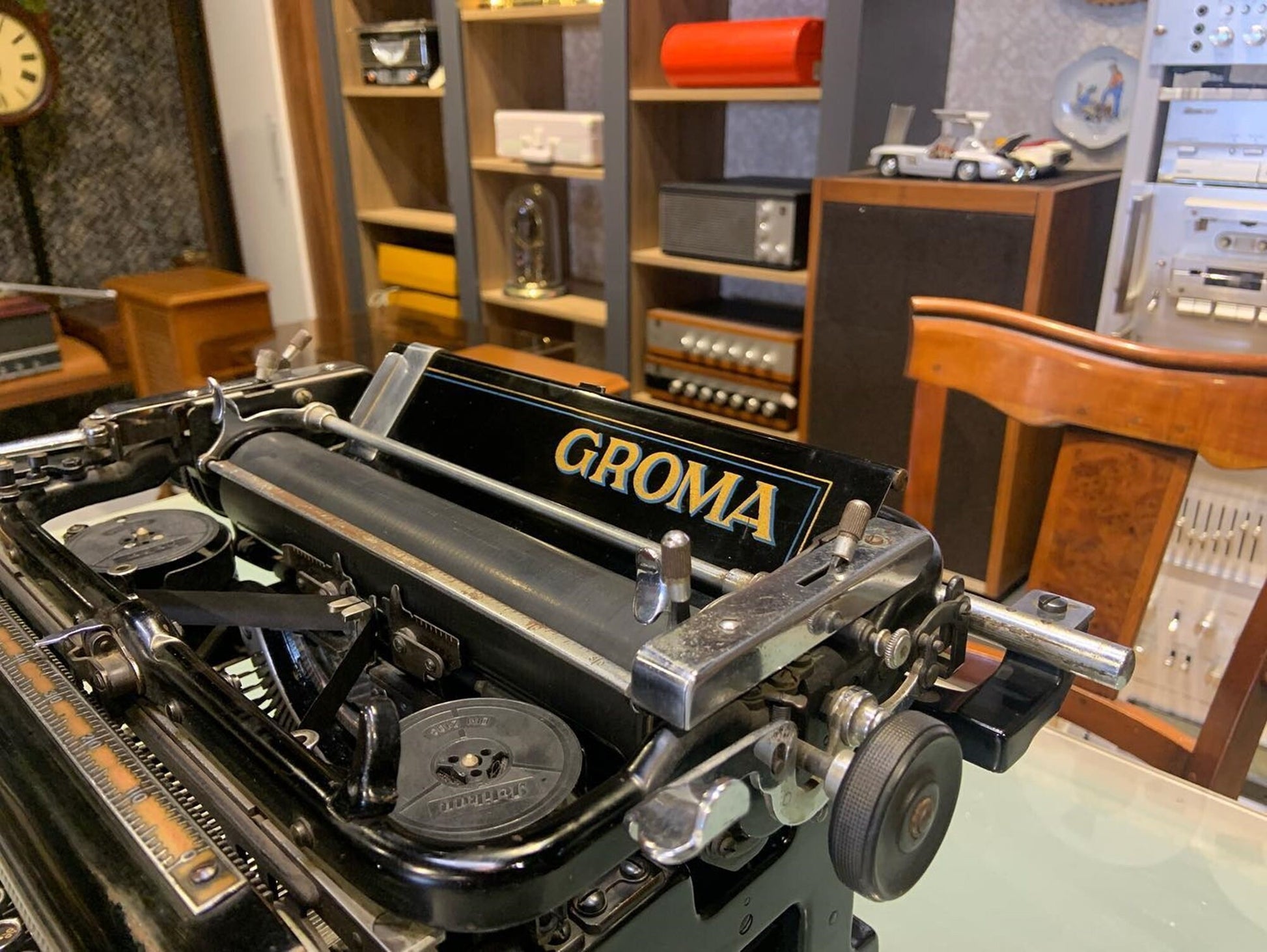 Special !! Groma Typewriter 1935 | Old Typewriter | Vintage Typewriter,typewriter working