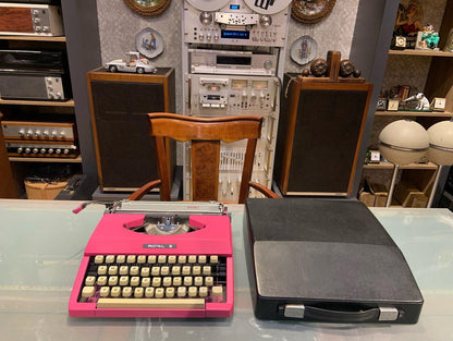 Royal MAT PINK Typewriter | Vintage Elegance | Classic Old Typewriter,typewriter working