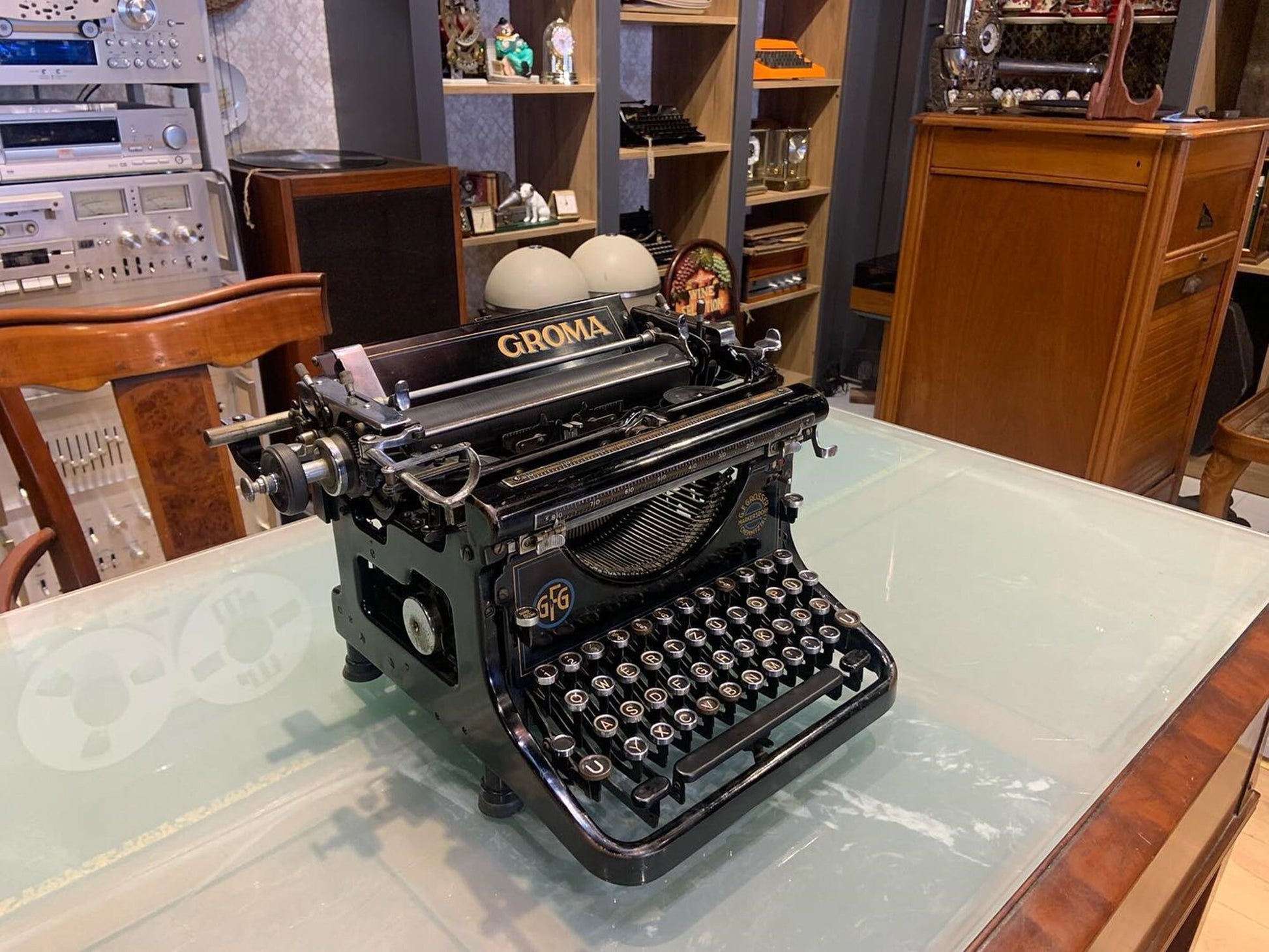 Special !! Groma Typewriter 1935 | Old Typewriter | Vintage Typewriter,typewriter working