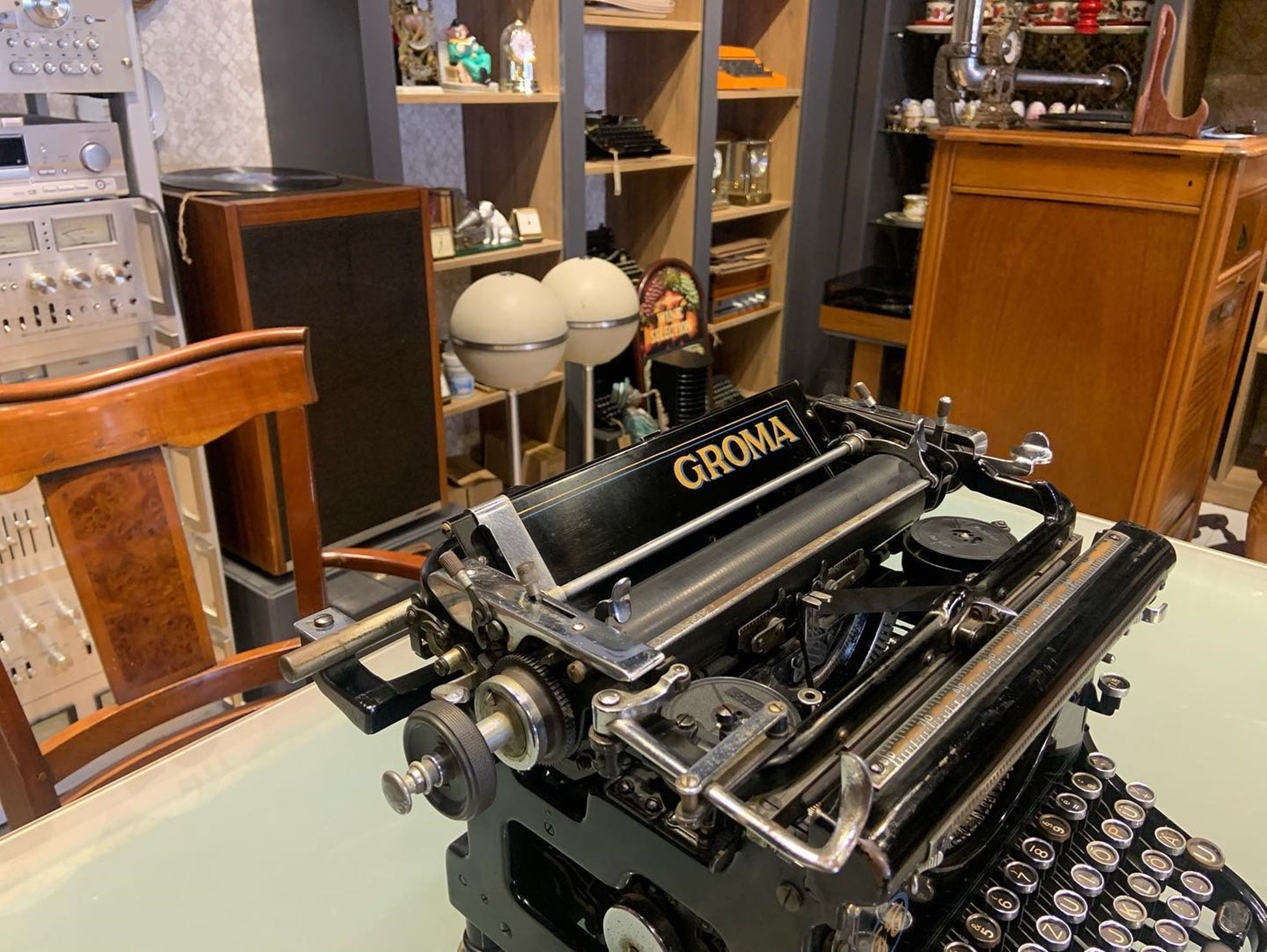Special !! Groma Typewriter 1935 | Old Typewriter | Vintage Typewriter,typewriter working