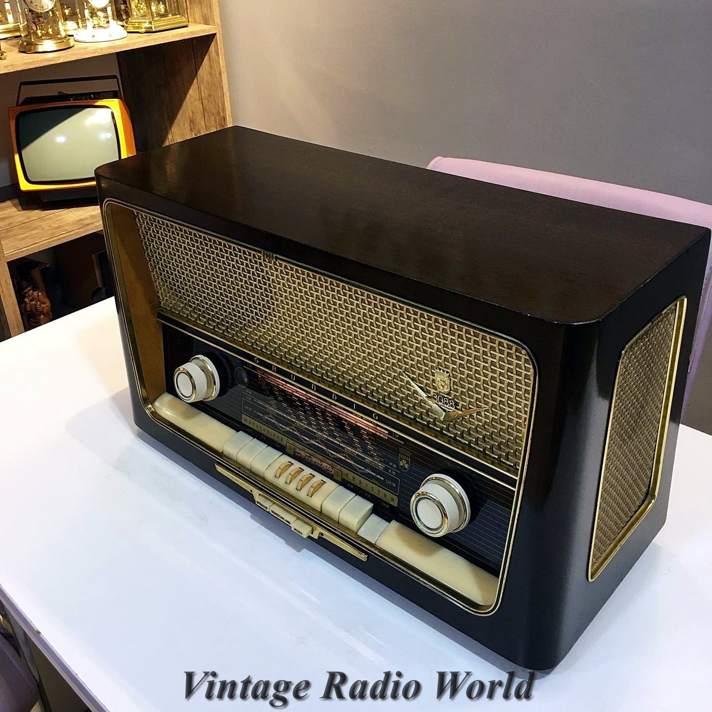 Grundig 3088 Radio | Vintage Radio | Orjinal Old Radio | Radio | Lamp Radio | Grundig  Radio