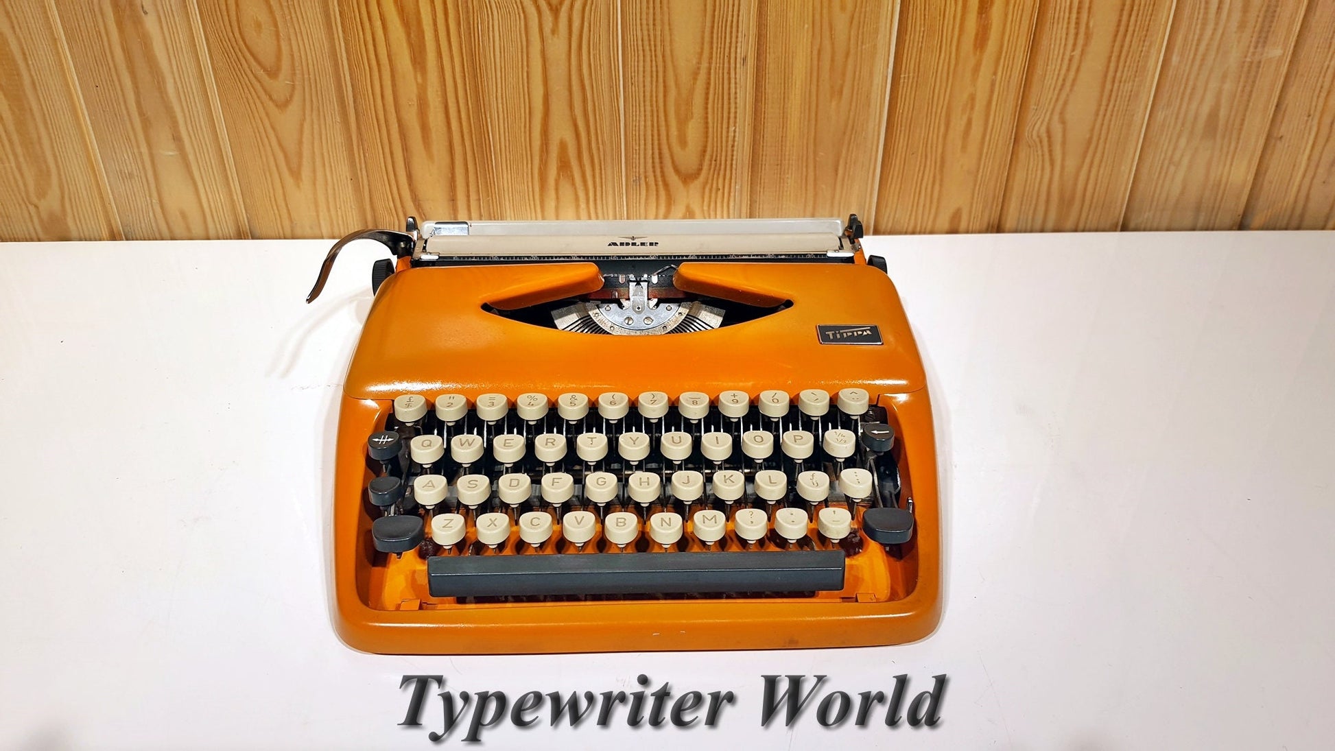 Adler Tippa Typewriter | Orange Typewriter.