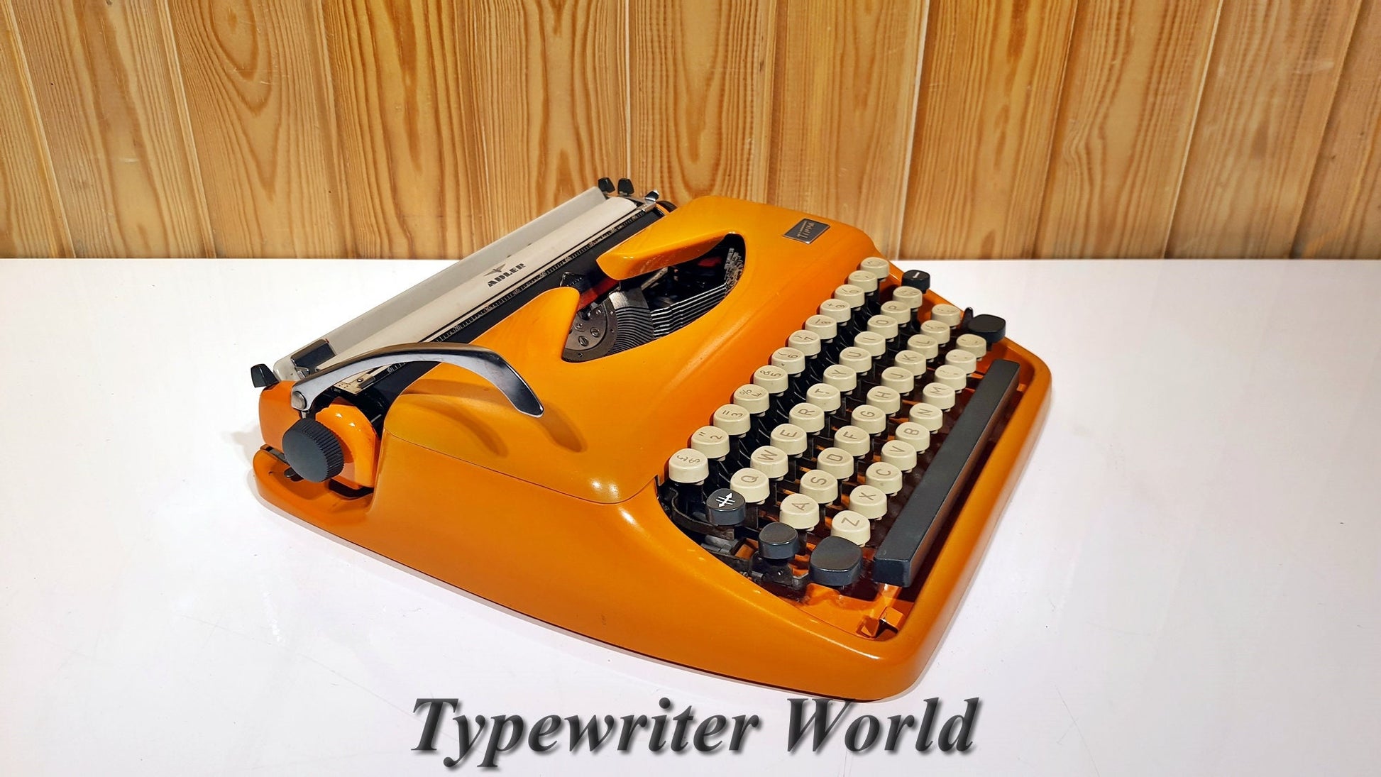 Adler Tippa Typewriter | Orange Typewriter.