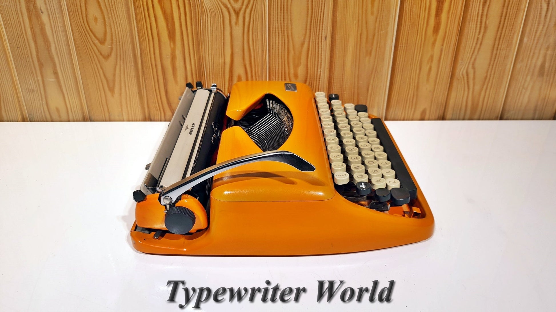 Adler Tippa Typewriter | Orange Typewriter.