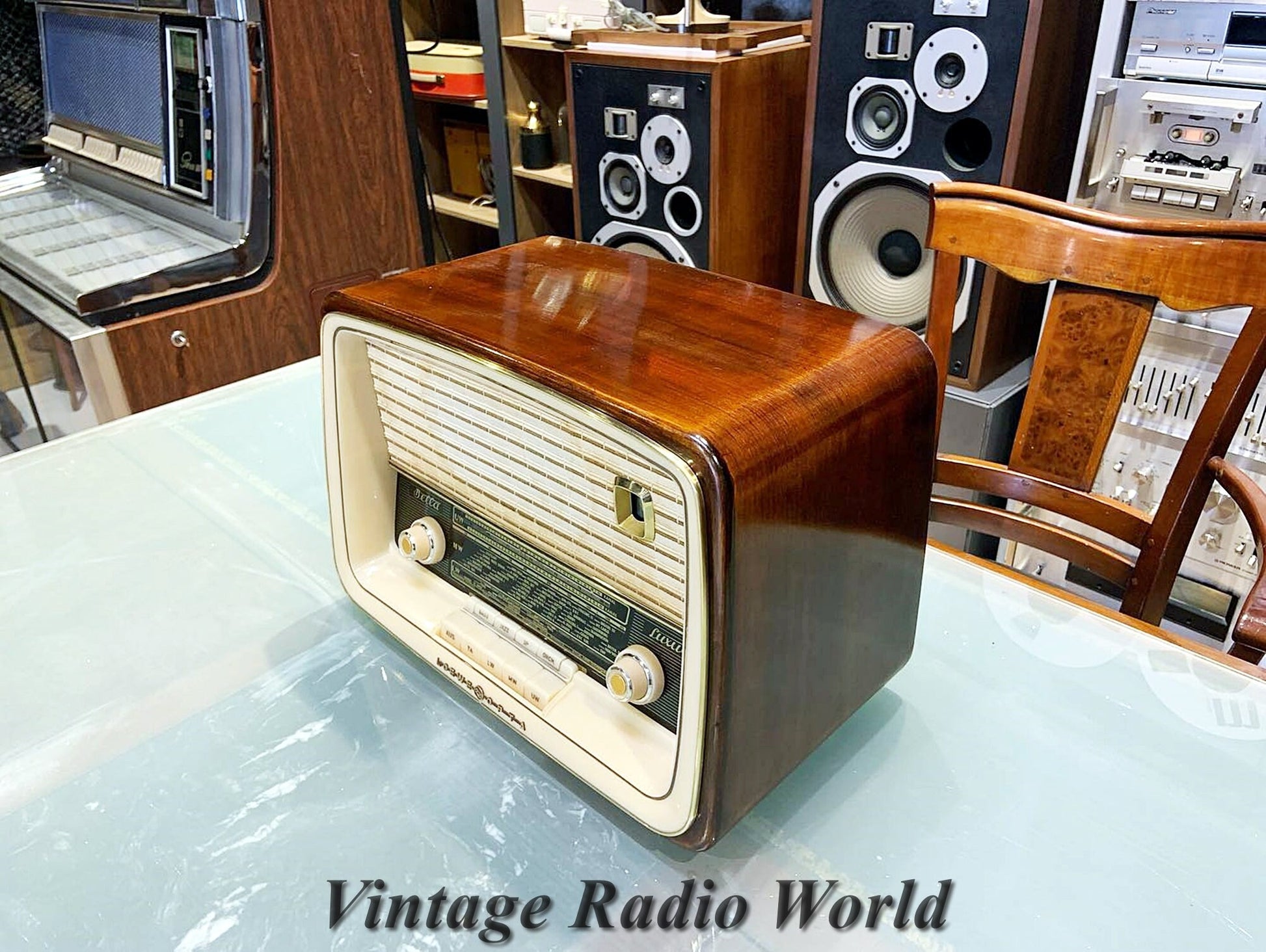 Loewe Opta Luxus | Vintage Radio | Orjinal Old Radio | Antique Radio | Lamp Radio | Loewe Opta Luxus Radio