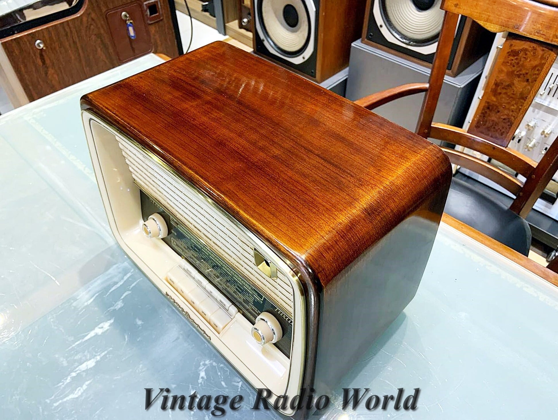 Loewe Opta Luxus | Vintage Radio | Orjinal Old Radio | Antique Radio | Lamp Radio | Loewe Opta Luxus Radio