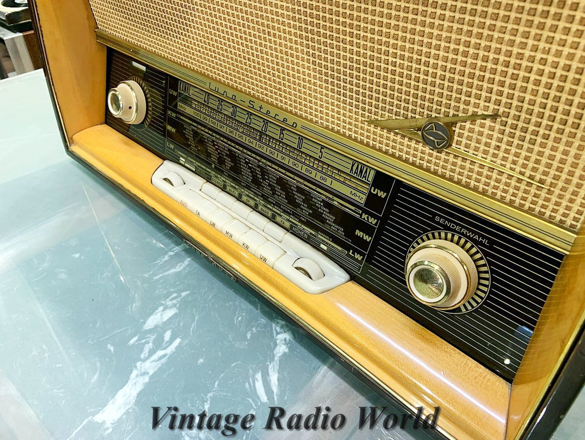 Loewe Opta Luna | Vintage Radio | Orjinal Old Radio | Antique Radio | Lamp Radio | Loewe Opta Luna Radio