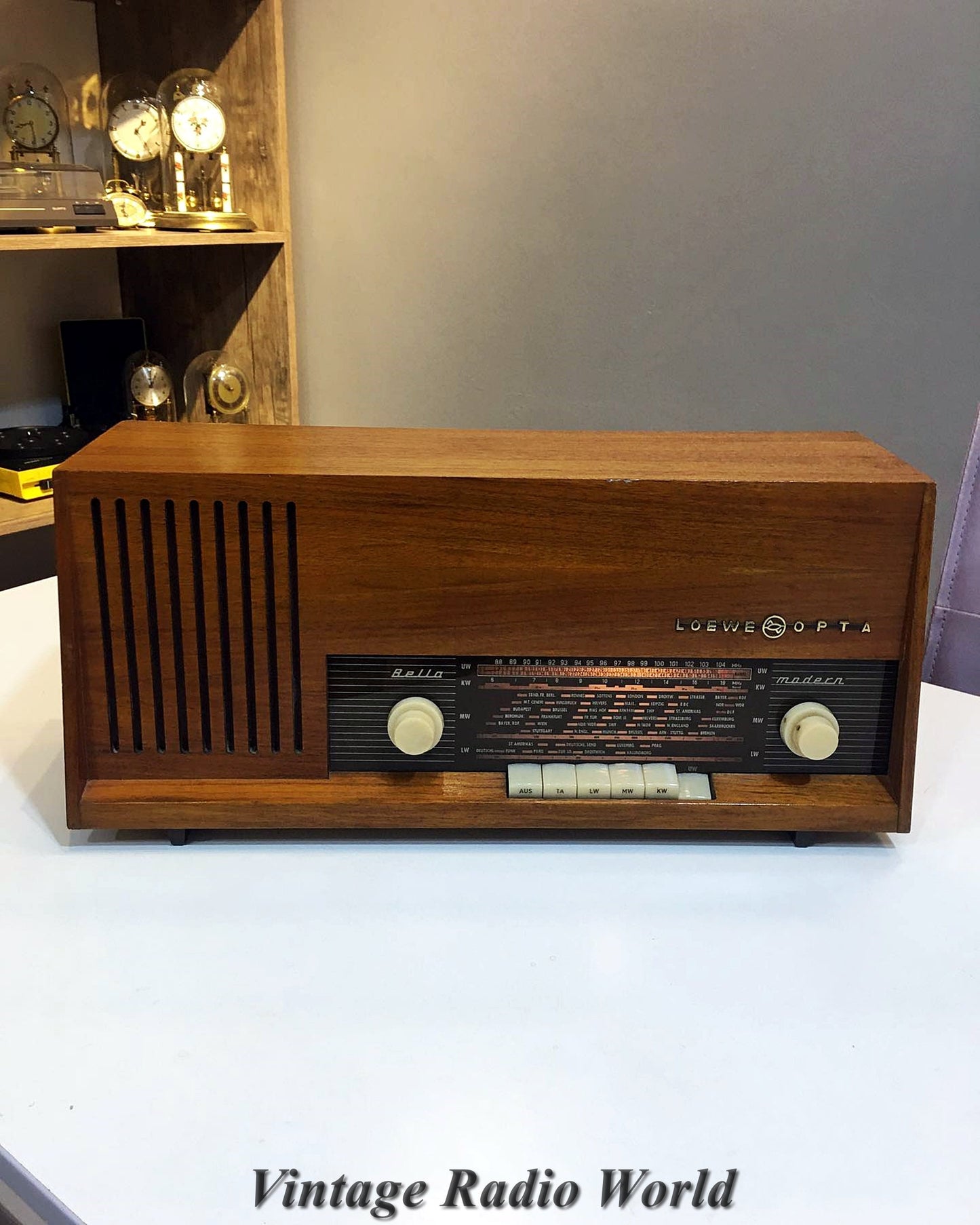 Loewe opta bella Radio | Vintage Radio | Orjinal Old Radio | Radio | Lamp Radio | Loewe opta Radio