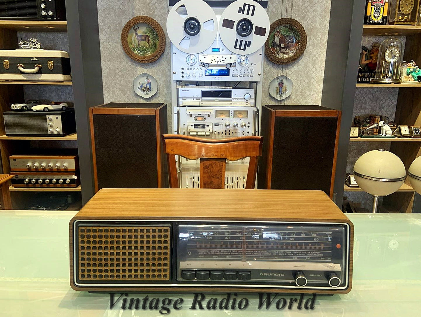 Grundig Rf 420 fm  | Vintage Radio | Orjinal Old Radio | Antique Radio | Lamp Radio | Grundig Rf 420 FM  Radio