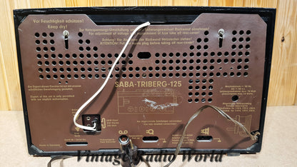 Saba Triberg-125 Radio - Vintage Audio Elegance with Lamp Feature - For Sale