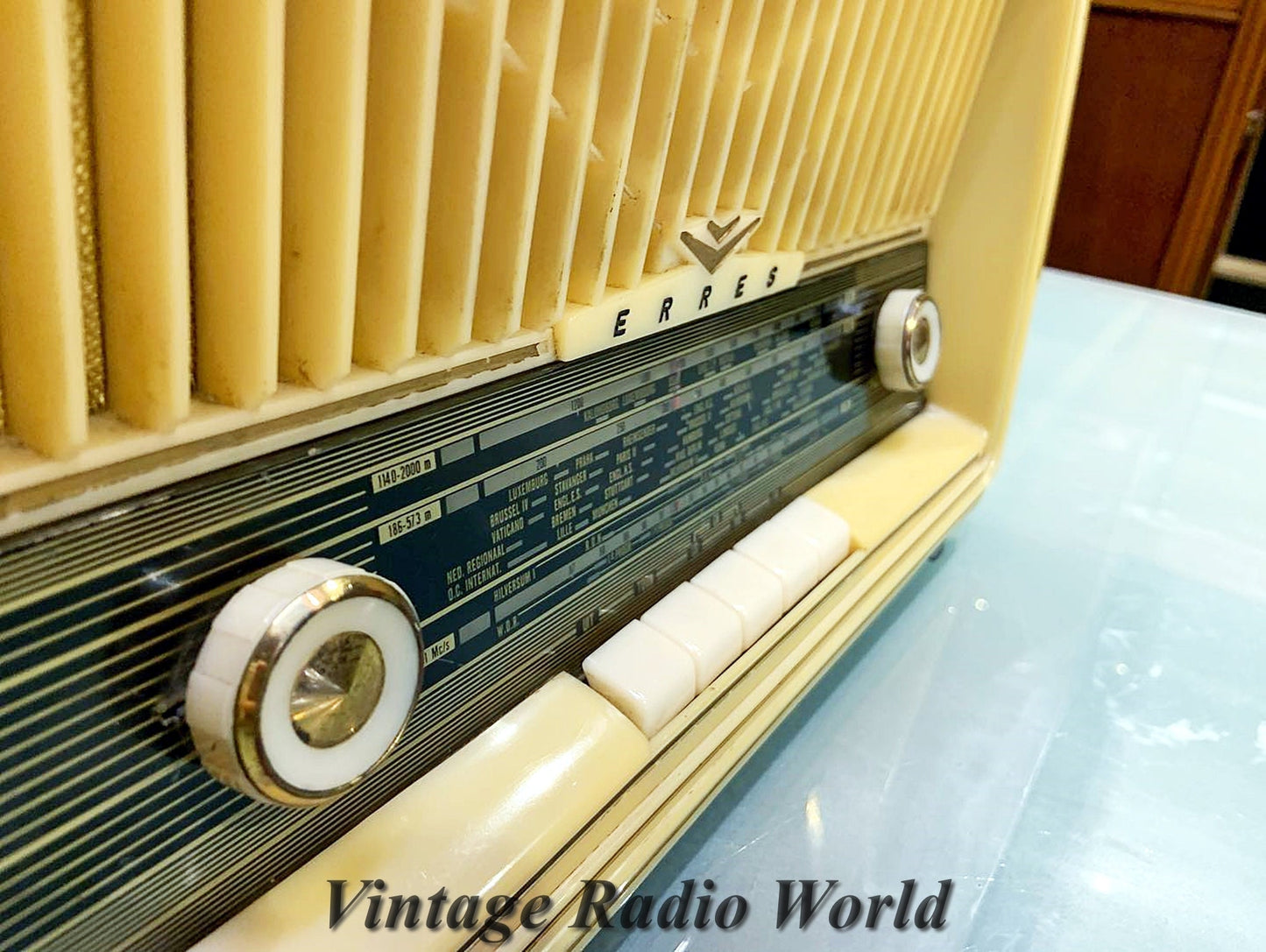ERRES | Vintage Radio | Orjinal Old Radio | Antique Radio | Lamp Radio | ERRES Radio Bakelite safe