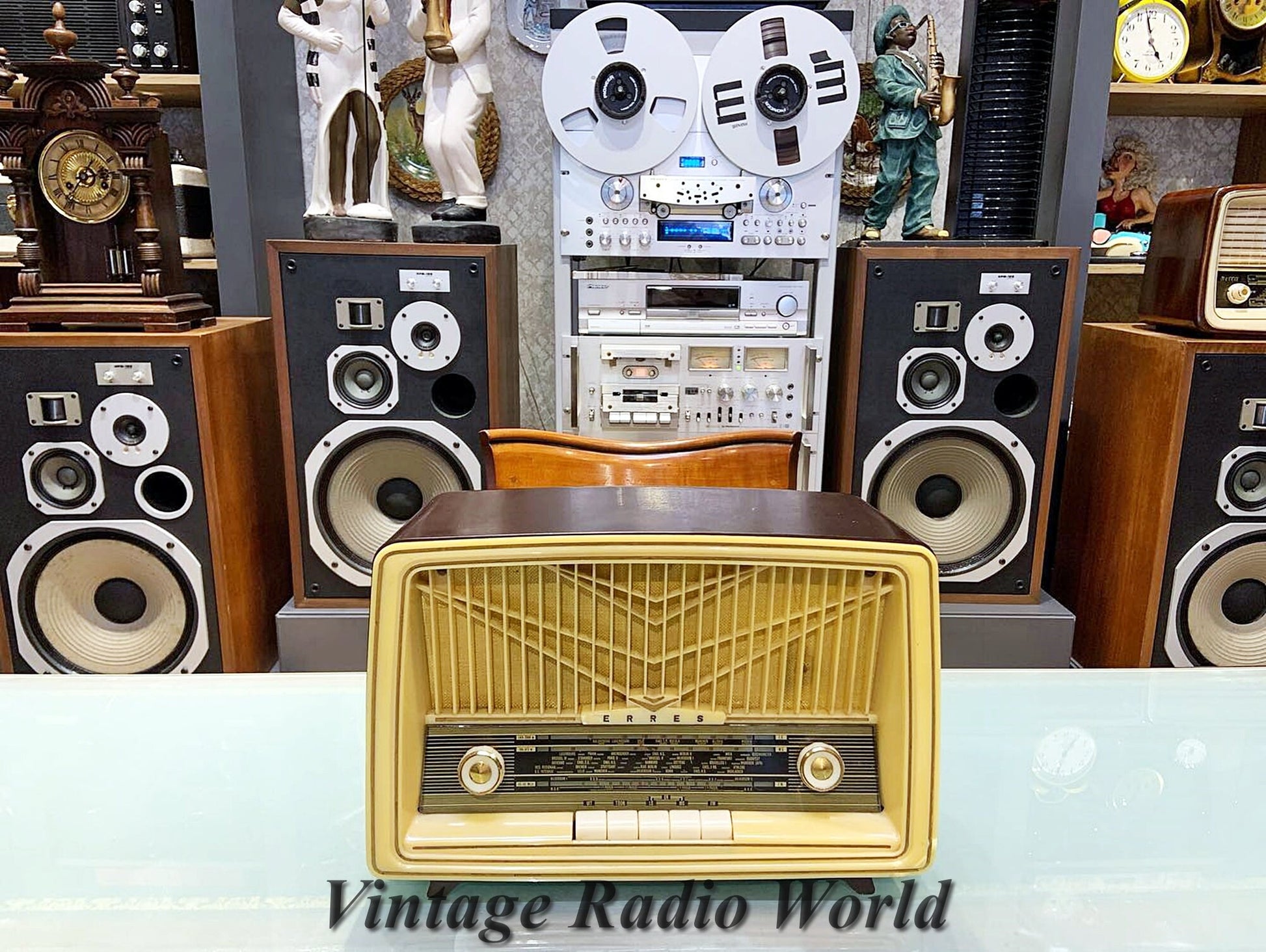ERRES | Vintage Radio | Orjinal Old Radio | Antique Radio | Lamp Radio | ERRES Radio Bakelite Safe