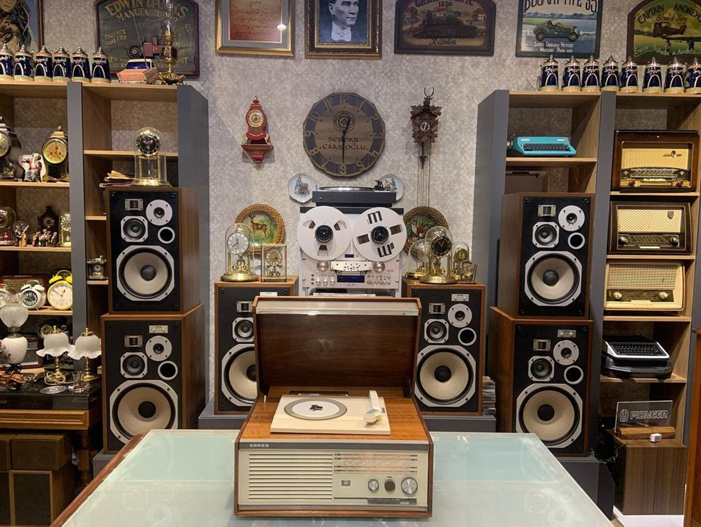 Erres lamp Radio with record   | Vintage Radio | Orjinal Old Radio | Antique Radio | Lamp Radio | ERRES Radio Bakelite safe