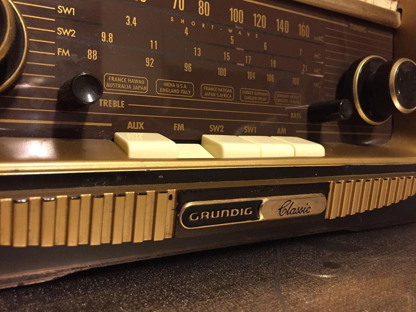Grundig 960 Vintage Radio | Orjinal Old Radio | Lamp Radio