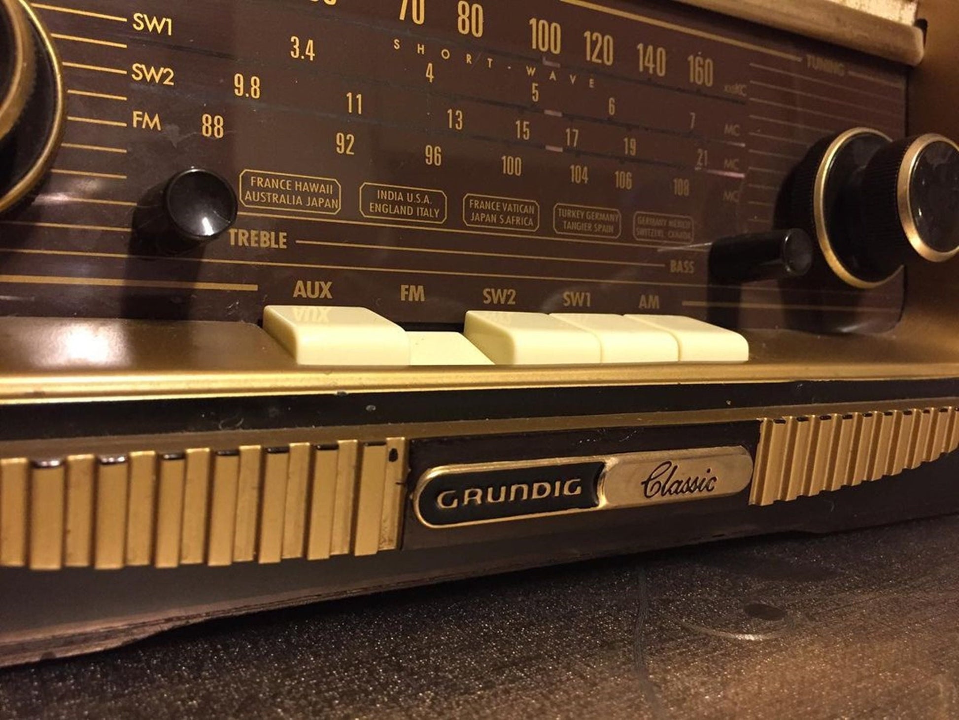 Grundig 960 Vintage Radio | Orjinal Old Radio | Lamp Radio