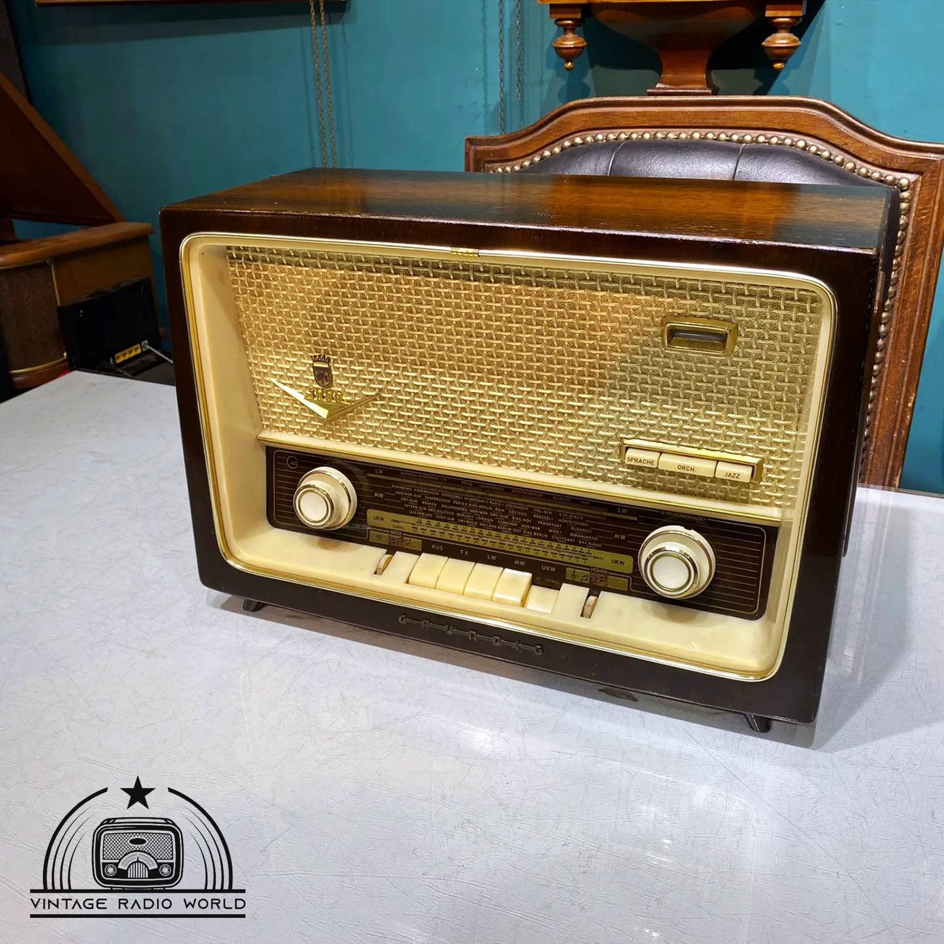 Grundig 1088 | Vintage Radio | Orjinal Old Radio | Radio | Lamp Radio | Grundig 1088 Radio