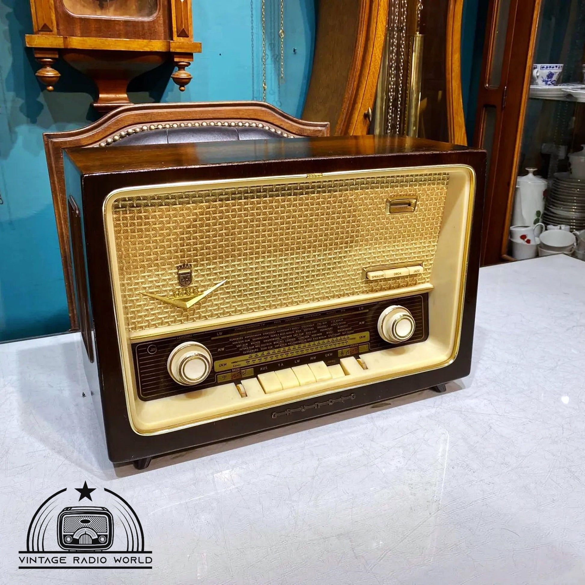 Grundig 1088 | Vintage Radio | Orjinal Old Radio | Radio | Lamp Radio | Grundig 1088 Radio