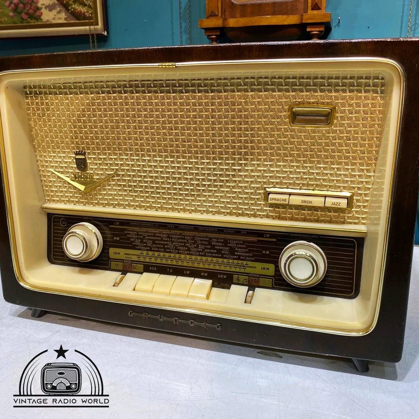 Grundig 1088 | Vintage Radio | Orjinal Old Radio | Radio | Lamp Radio | Grundig 1088 Radio