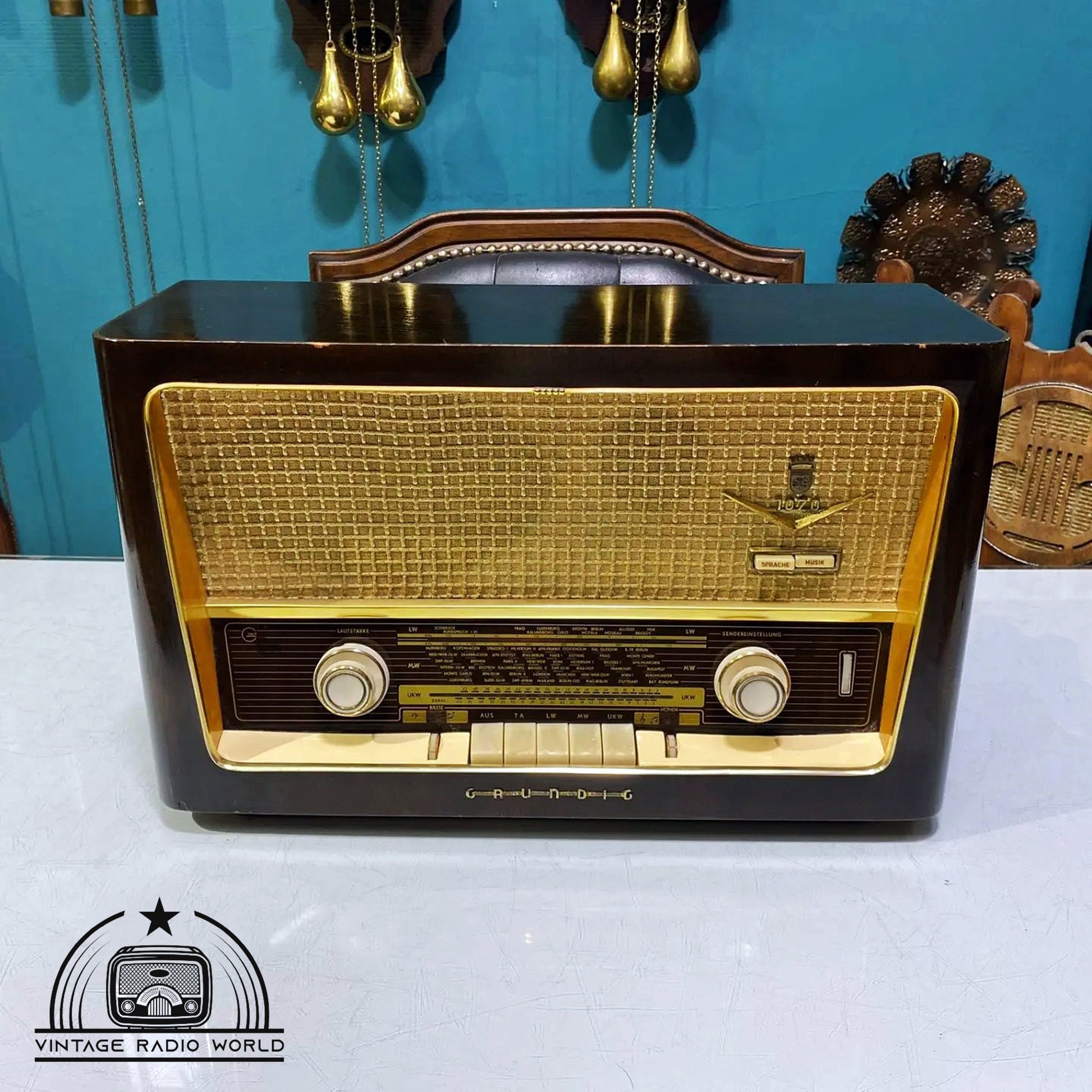 Grundig 1070 Radio | Vintage Radio | Orjinal Old Radio | Radio | Lamp Radio | Grundig 1070