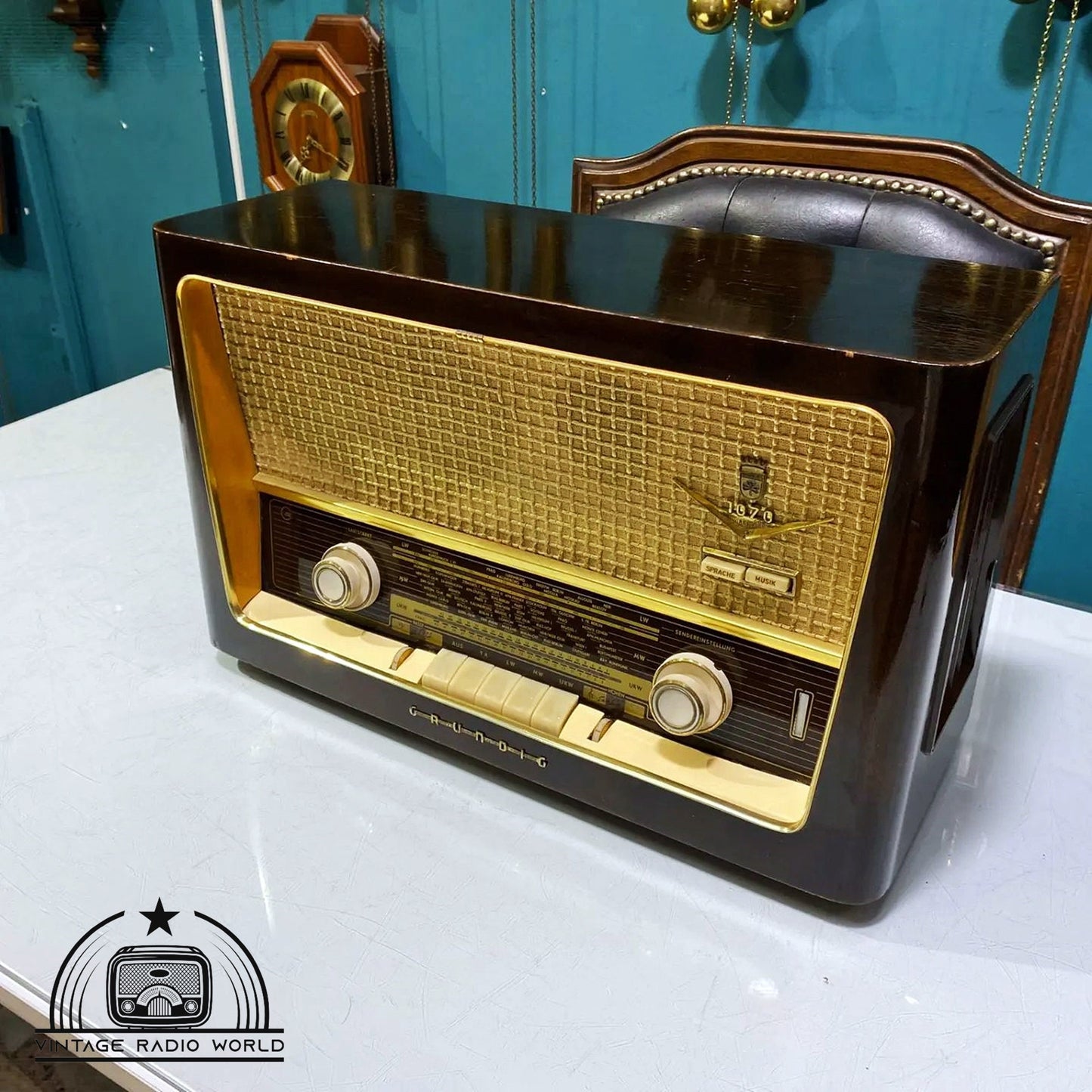 Grundig 1070 Radio | Vintage Radio | Orjinal Old Radio | Radio | Lamp Radio | Grundig 1070