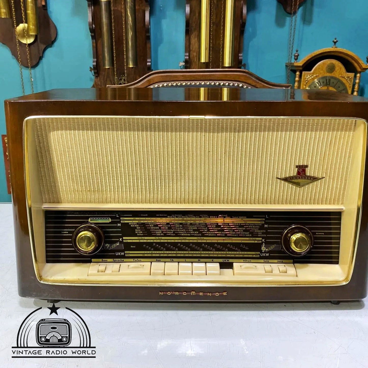 Nordmende Rigoletto  | Vintage Radio | Orjinal Old Radio | Radio | Lamp Radio | Nordmende Rigoletto Radio