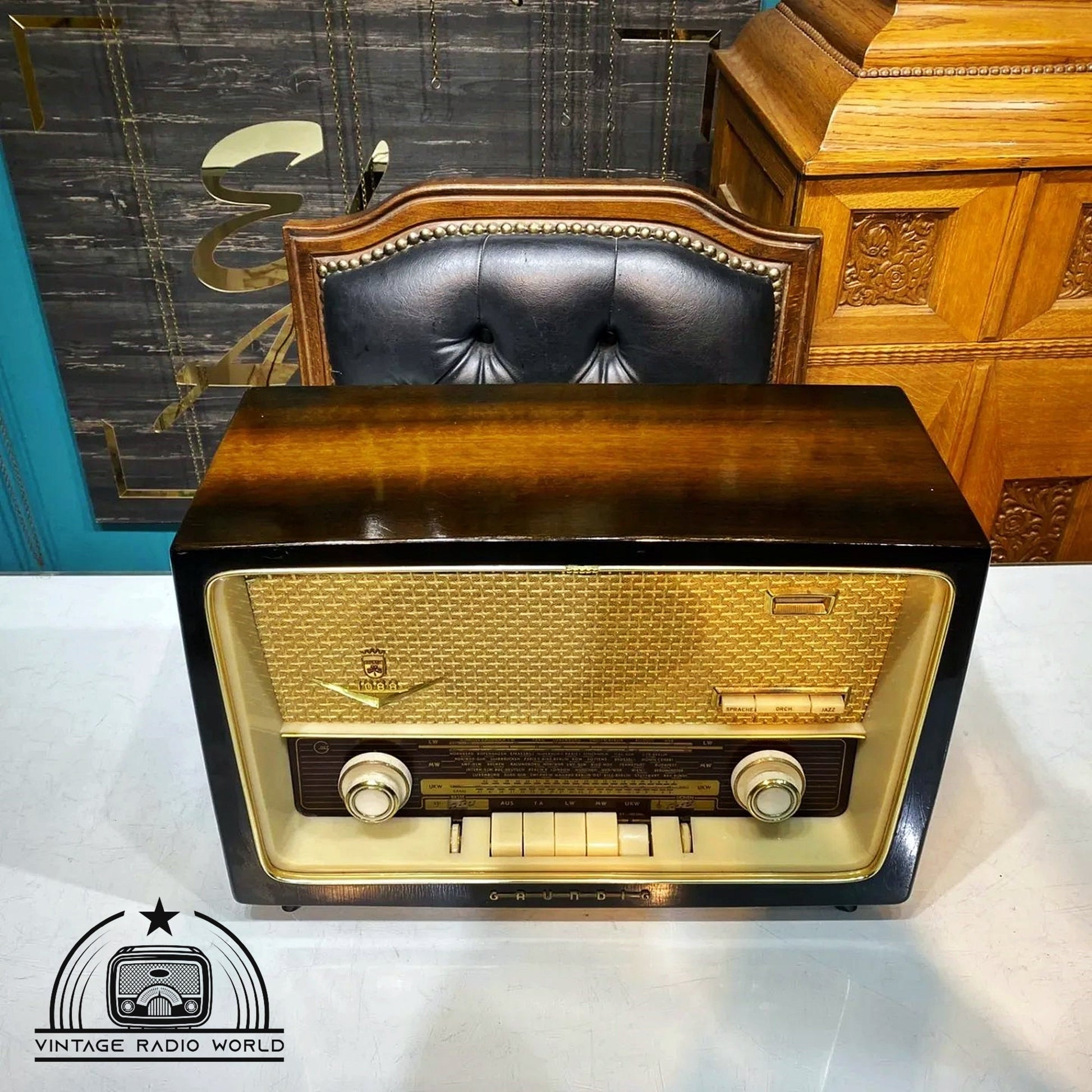 Grundig 1088 Vintage Radio | Orjinal Old Radio | Lamp Radio