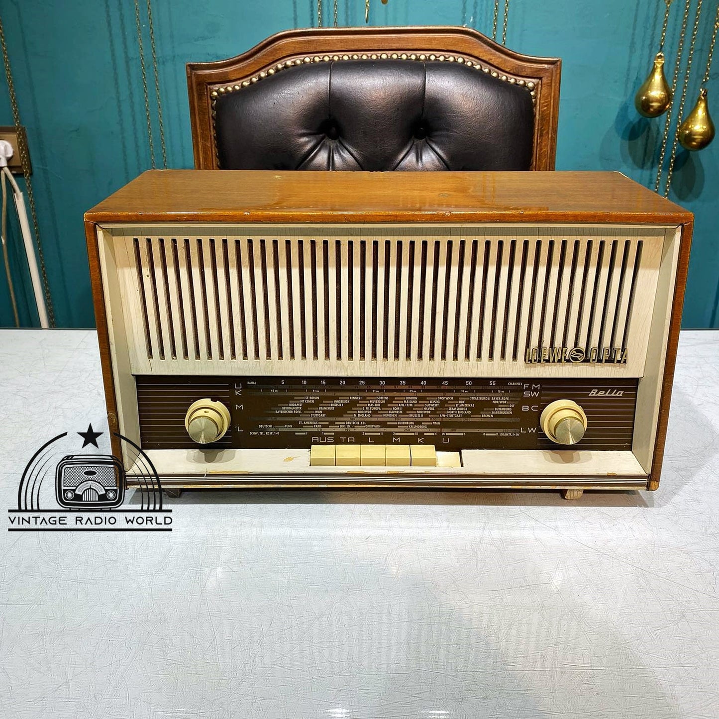 Loewe Opta Bella | Vintage Radio | Orjinal Old Radio | Antique Radio | Lamp Radio | Loewe Opta Bella Radio
