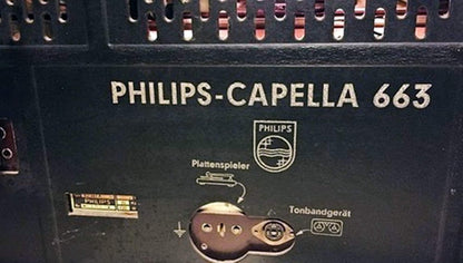Philips Capella 663 - Vintage Audio Elegance with Lamp Feature - For Sale