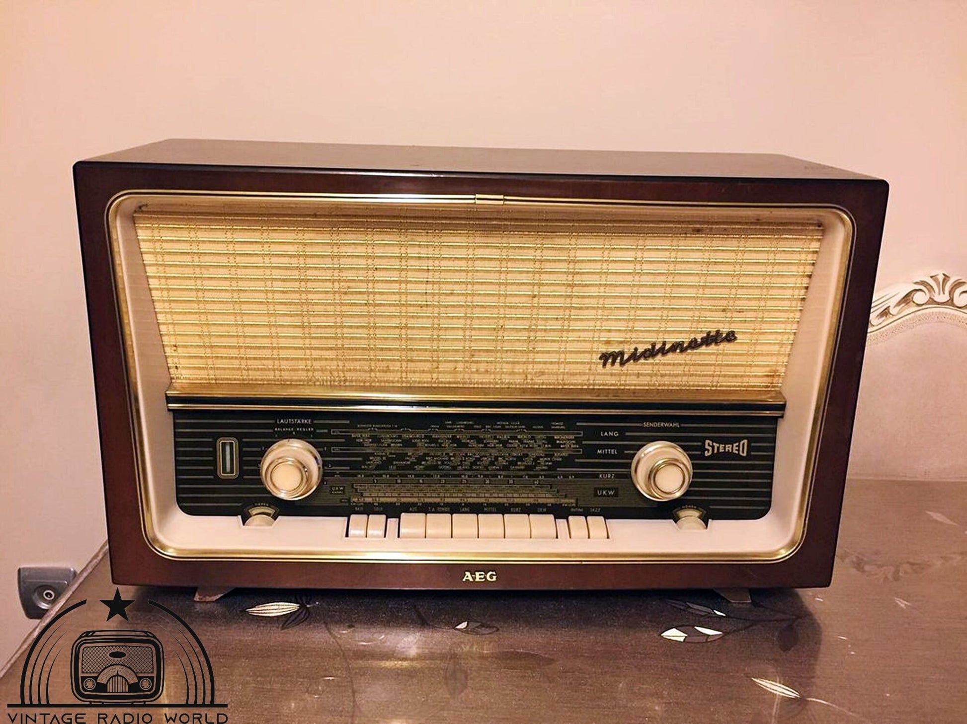 AEG Midinette 61 Vintage Radio | Orjinal Old Radio | Lamp Radio