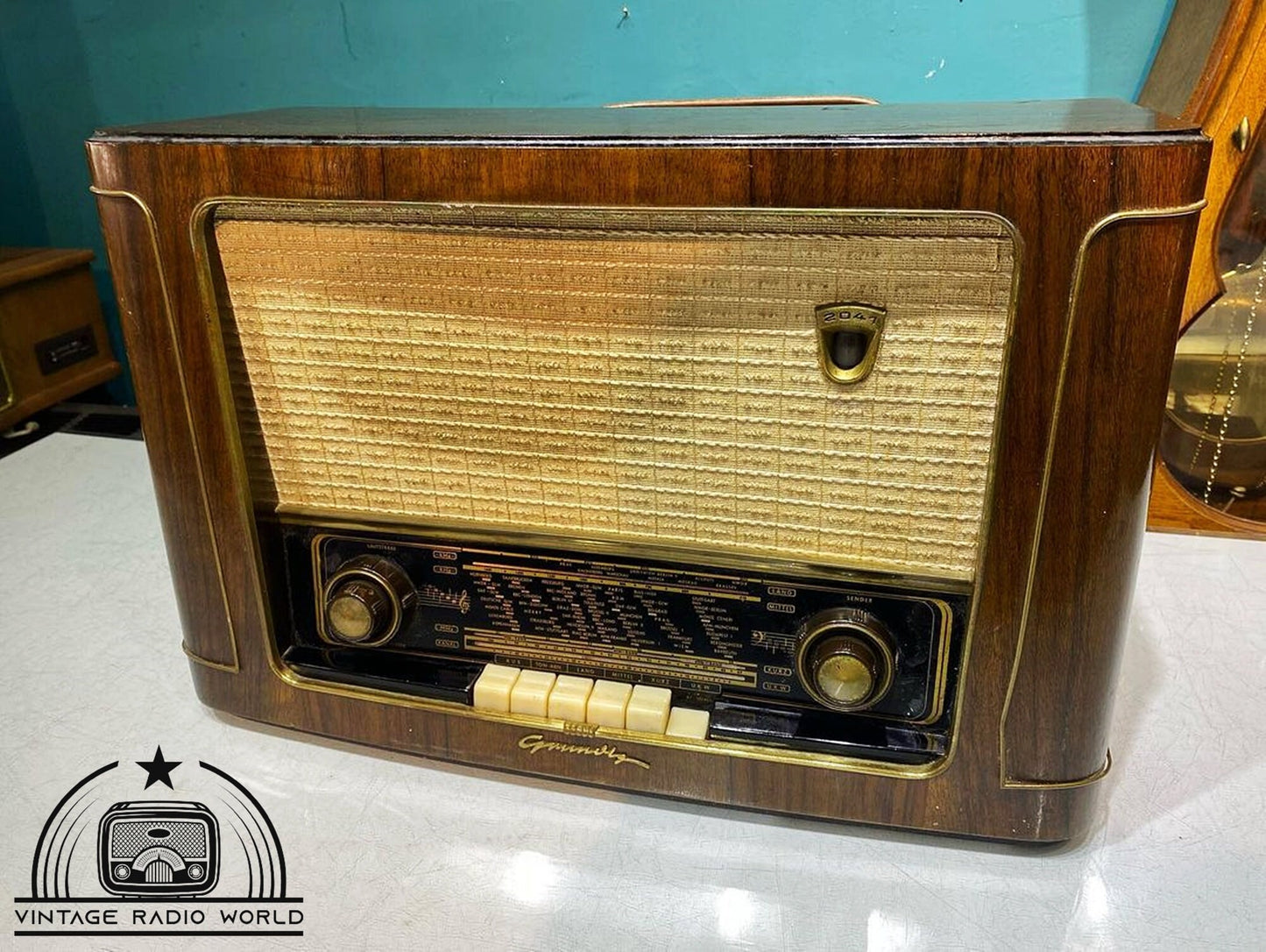 Grundig 2041 | Vintage Radio | Orjinal Old Radio | Radio | Lamp Radio | Grundig 2041 Radio