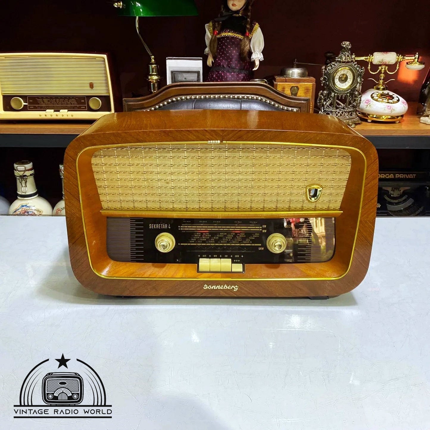 Soneberg 697 Radio - Authentic Vintage, Original Classic, Lamp Radio - Rediscover Nostalgia with Soneberg 697