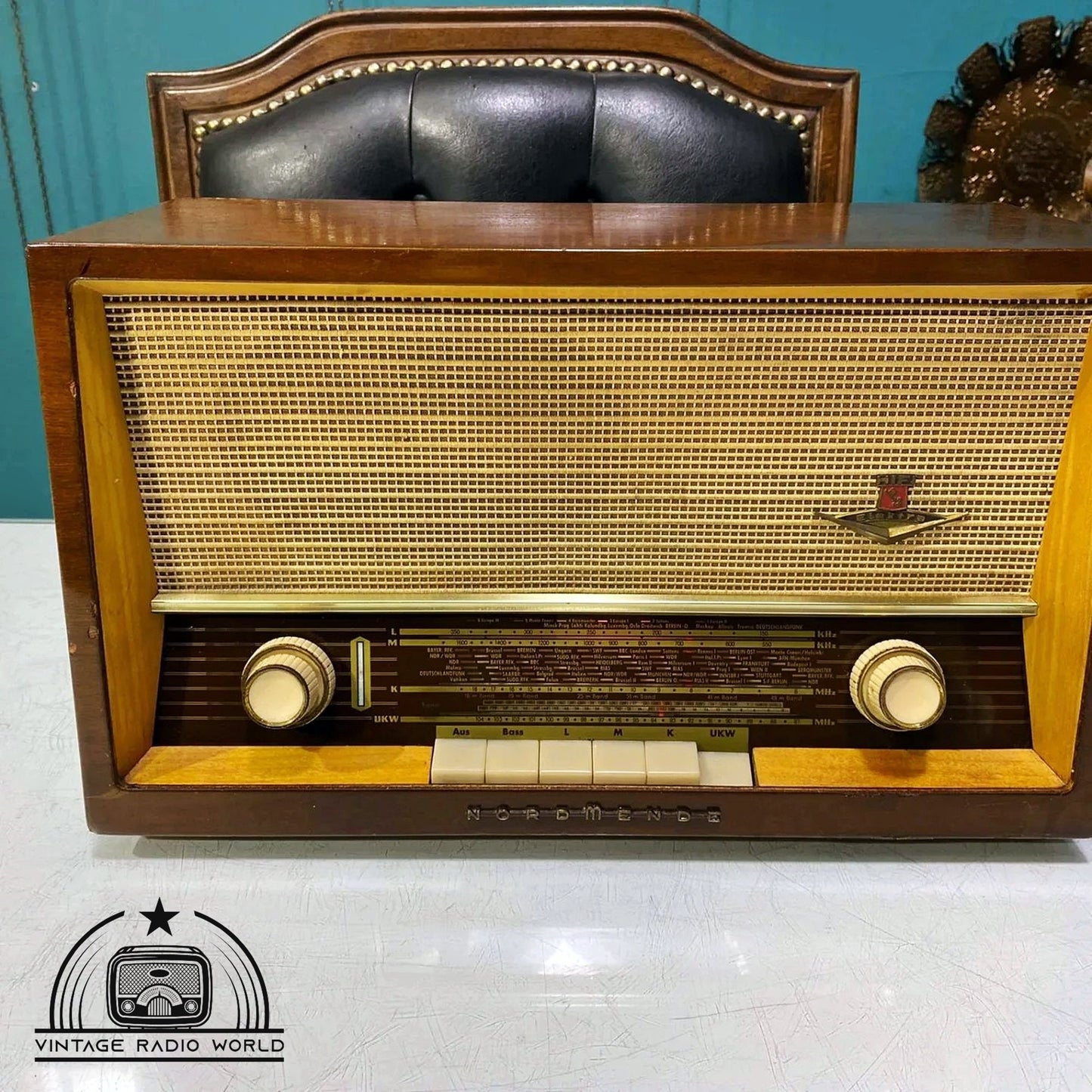 Nordmende Elektra Radio - Authentic Vintage, Original Classic, Lamp Radio - Immerse in Nostalgia with Nordmende Elektra
