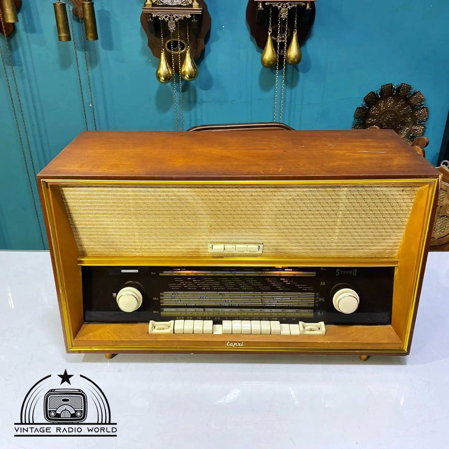 Capri Vintage Radio - Original Classic Charm, Lamp Radio Delight - Own a Piece of History