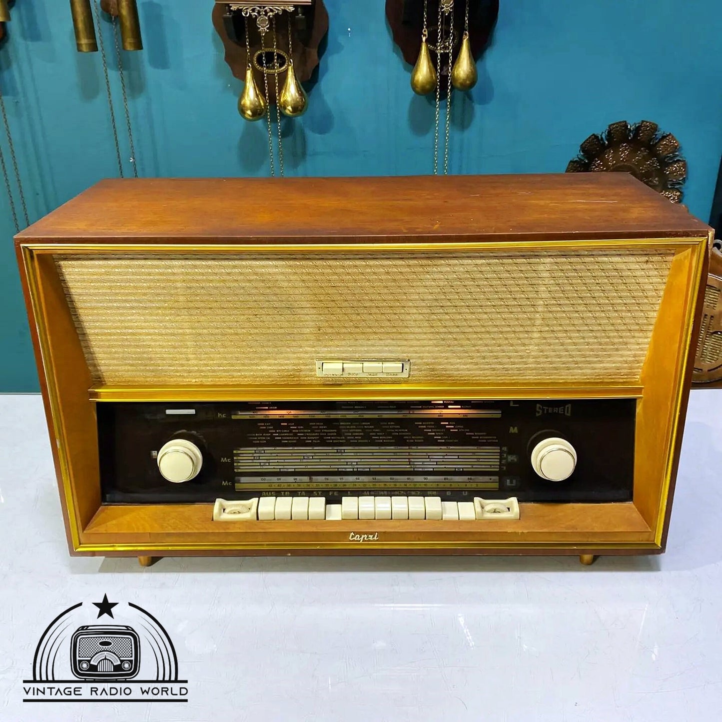 Capri Vintage Radio - Original Classic Charm, Lamp Radio Delight - Own a Piece of History
