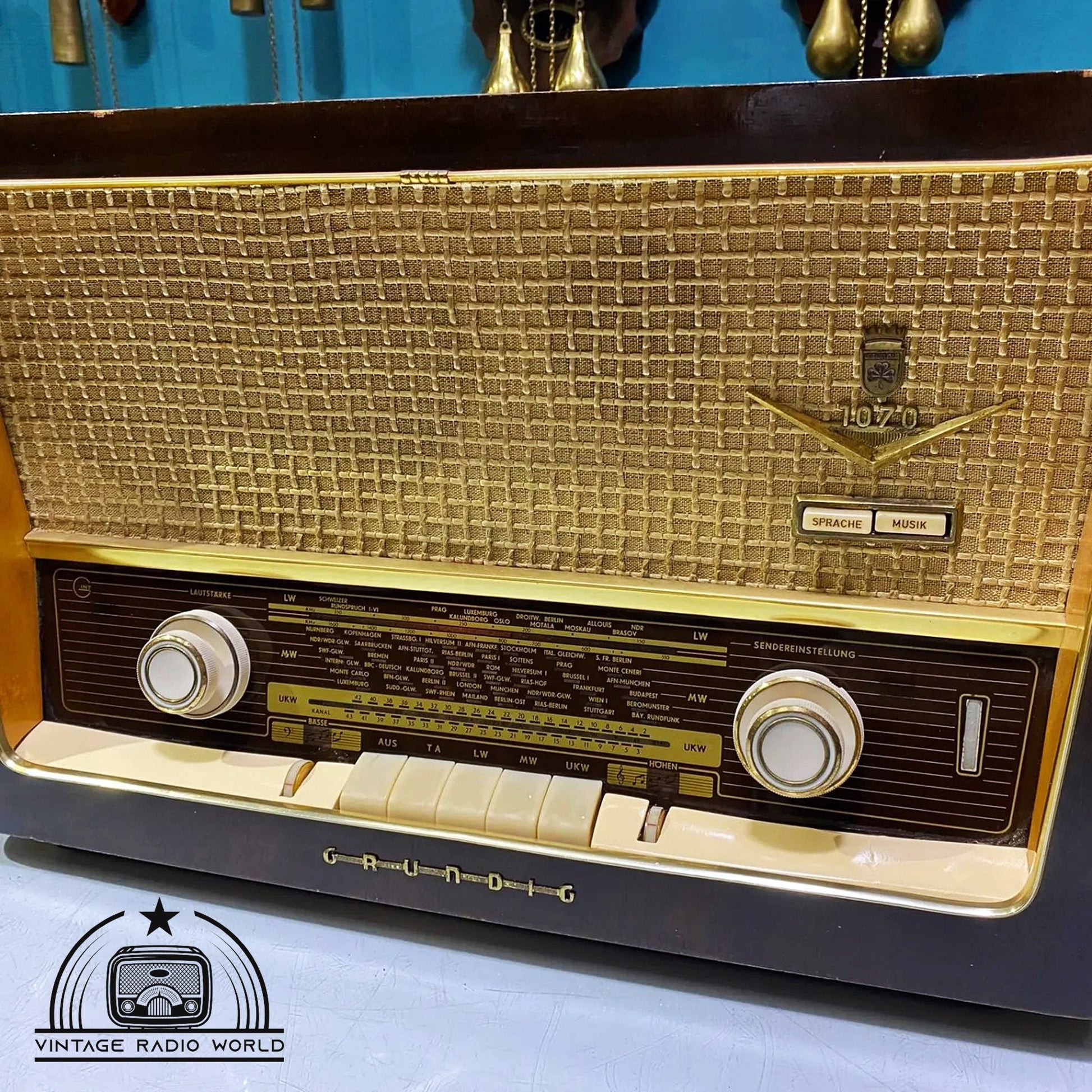 Grundig 1070 Radio | Vintage Radio | Orjinal Old Radio | Radio | Lamp Radio | Grundig 1070