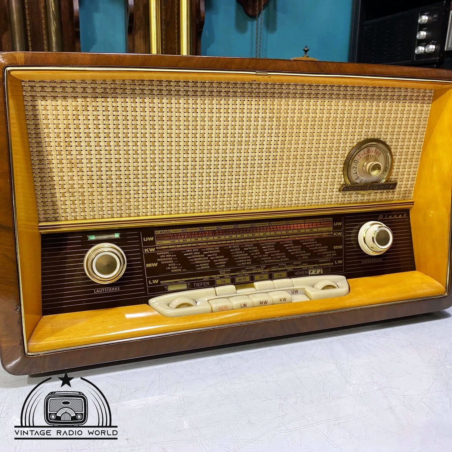 Loewe Opta Blanet | Vintage Radio | Orjinal Old Radio | Antique Radio | Lamp Radio | Loewe Opta Blanet Radio: A Symphony of Nostalgia and Elegance