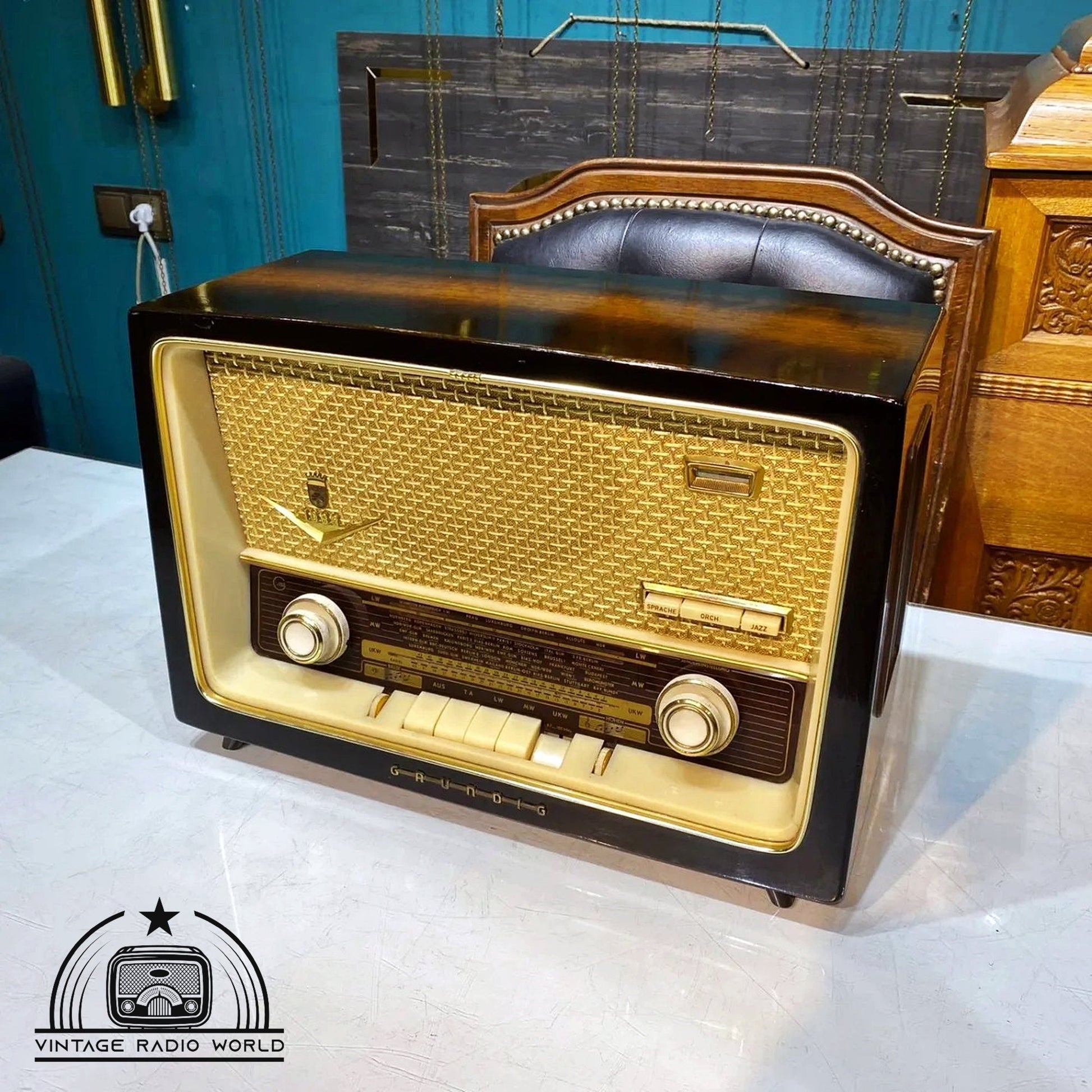 Grundig 1088 Radio | Vintage Radio | Orjinal Old Radio | Radio | Lamp Radio | Grundig 1088