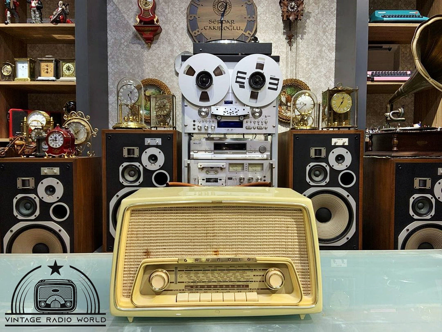 Grundig  Radio | Vintage Radio | Orjinal Old Radio | Radio | Lamp Radio | Grundig Type 97b