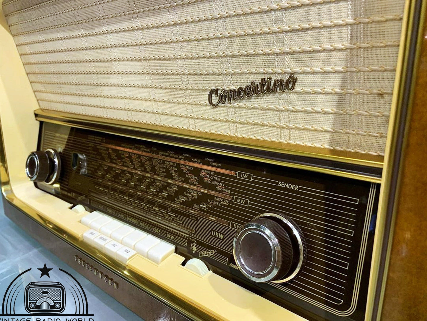 Telefunken Concertino Radio | Vintage Radio | Orjinal Old Radio | Radio | Lamp Radio | Telefunken Radio