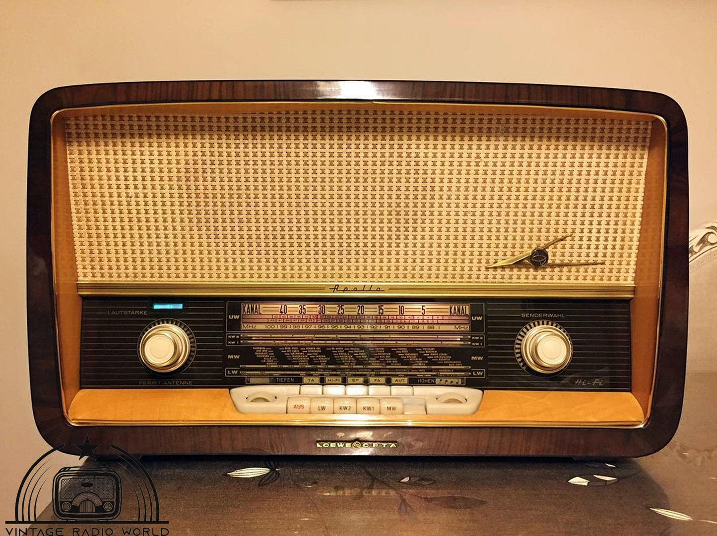 Loewe Opta Apollo 4760 W | Vintage Radio | Orjinal Old Radio | Antique Radio | Lamp Radio | Loewe Opta Radio