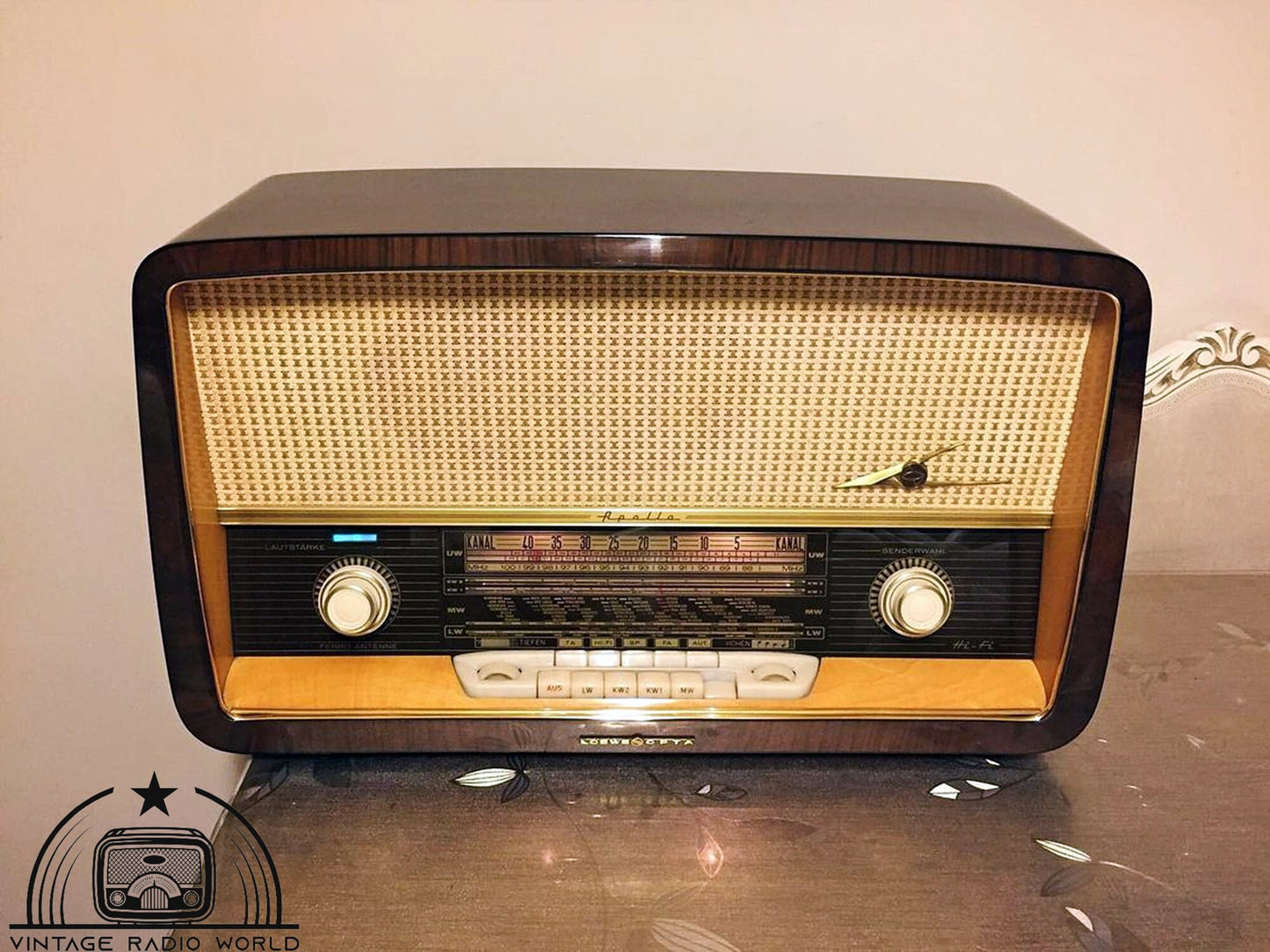 Loewe Opta Apollo 4760 W | Vintage Radio | Orjinal Old Radio | Antique Radio | Lamp Radio | Loewe Opta Radio