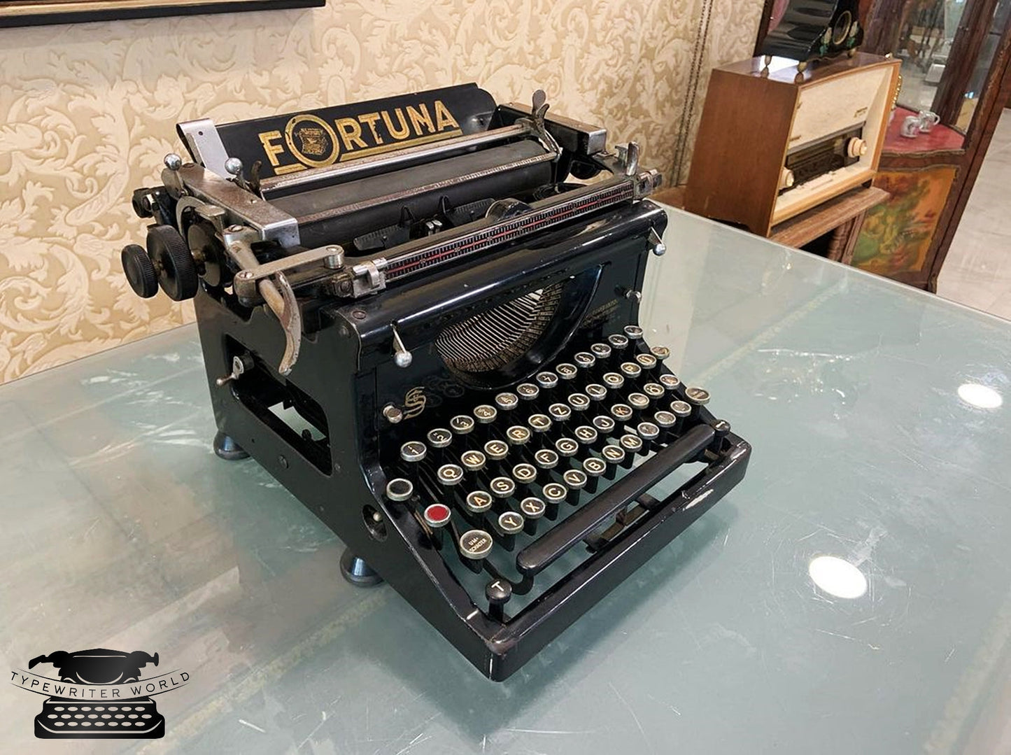 Fortuna Typewriter | Antique Typewriter,typewriter working