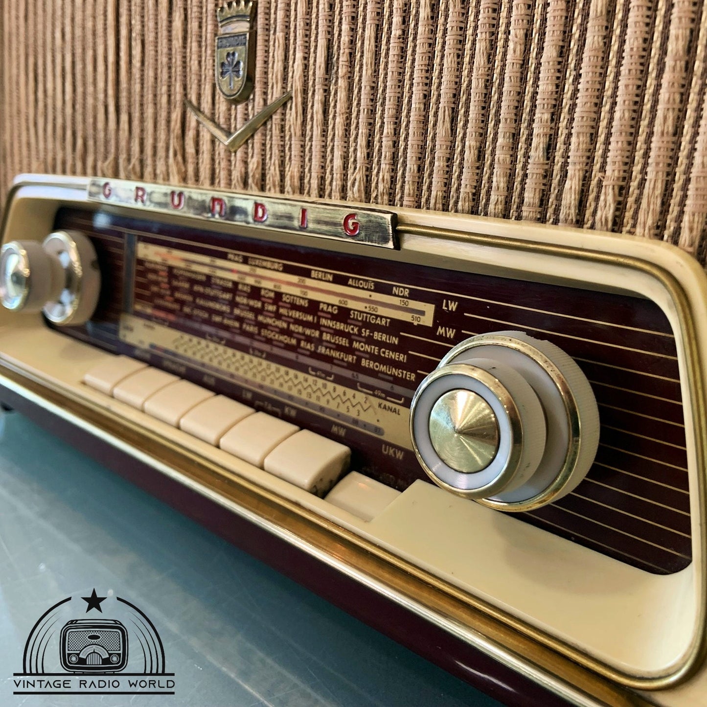 Grundig 97 | Vintage Radio | Oiginal Old Radio | Radio | Lamp Radio | Grundig fm Radio