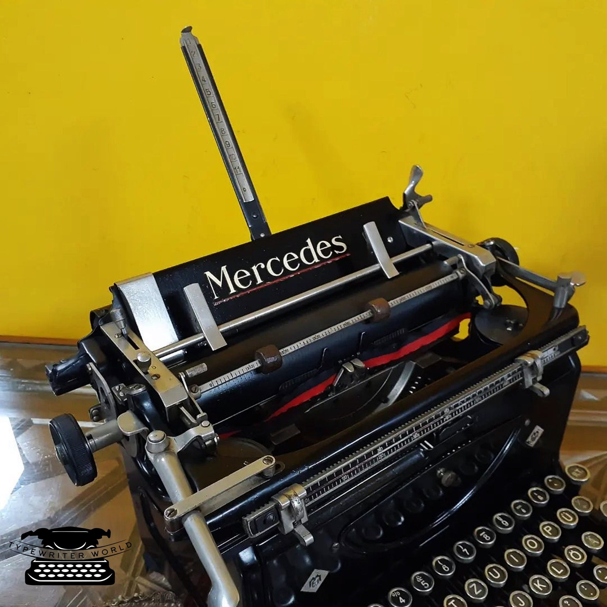 Mercedes Black Typewriter | Error-free Typewriter | Mercedes Typewriter | Favorit Typewriter,typewriter working