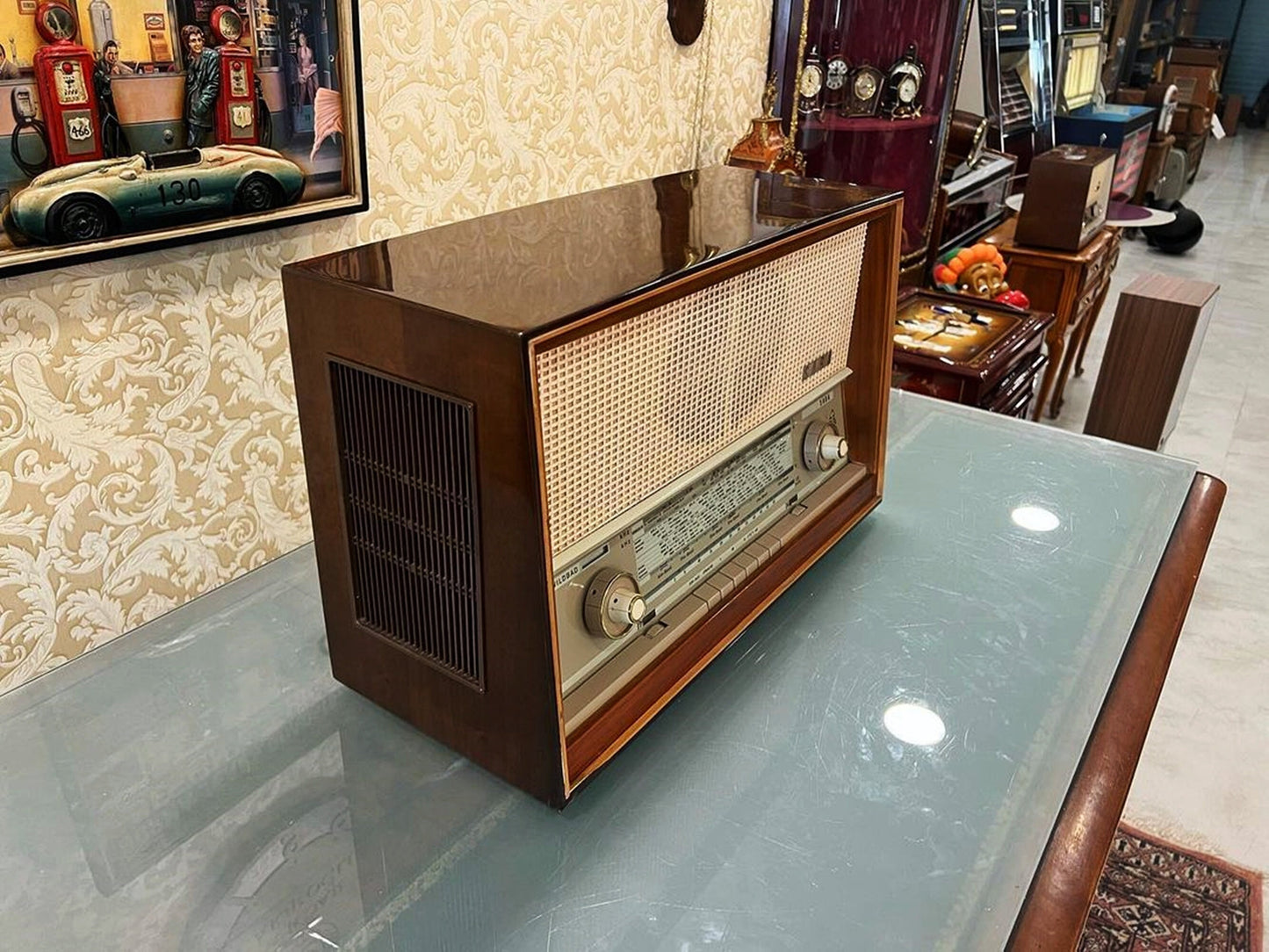 Saba Wildbad Stereo Radio - Vintage Audio Elegance with Lamp Feature - For Sale