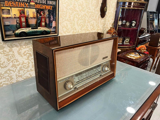 Saba Wildbad Stereo Radio - Vintage Audio Elegance with Lamp Feature - For Sale